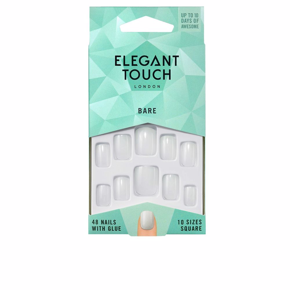 Totally Bare Square Nails – 48 Pieces
