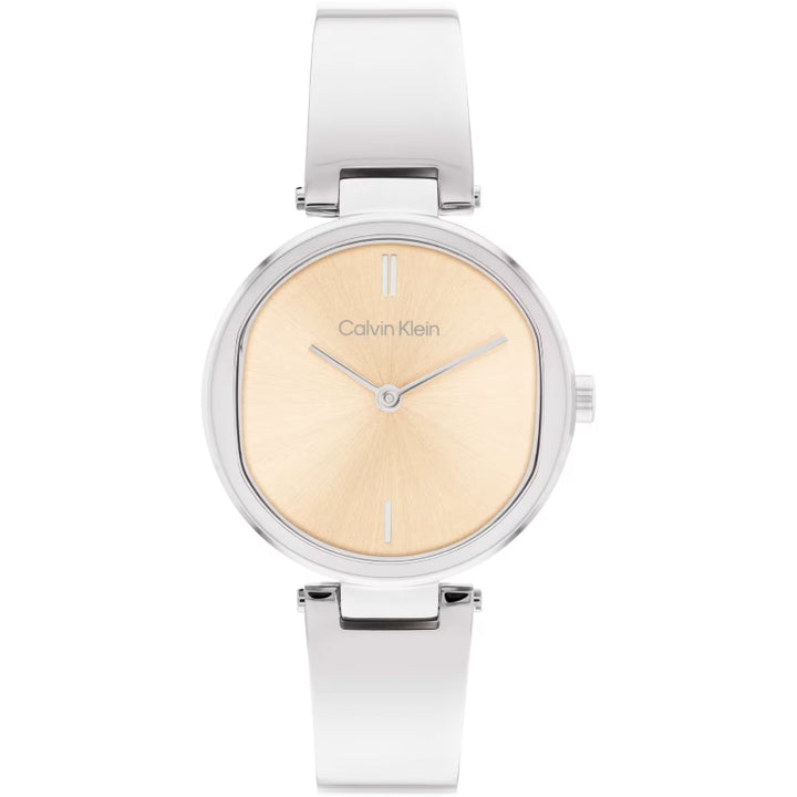 Timeless Elegance Champagne Dial Bracelet Watch