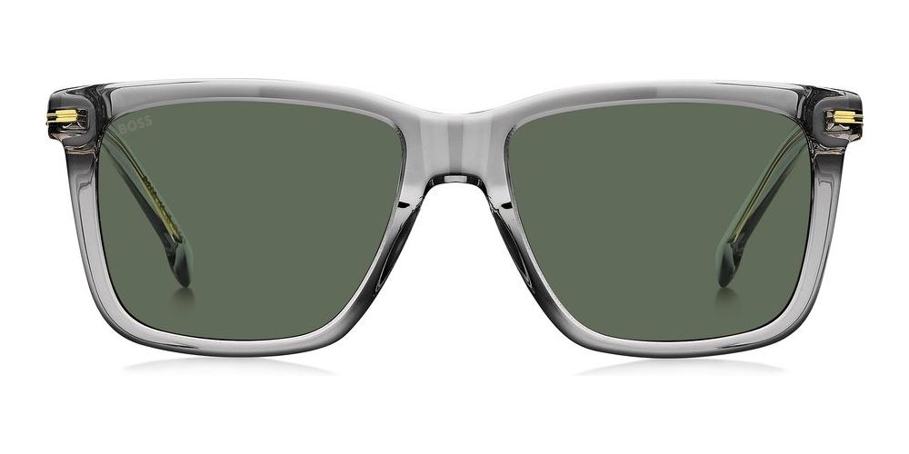 Refined Vision in Transparent Gray and Gold