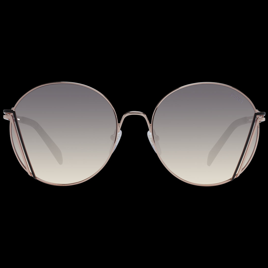Radiant Rose Gold Gradient Sunglasses