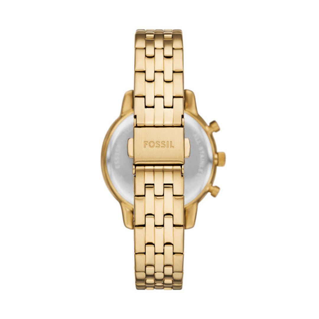 Timeless Gold-Tone Elegance with Mother-of-Pearl Dial