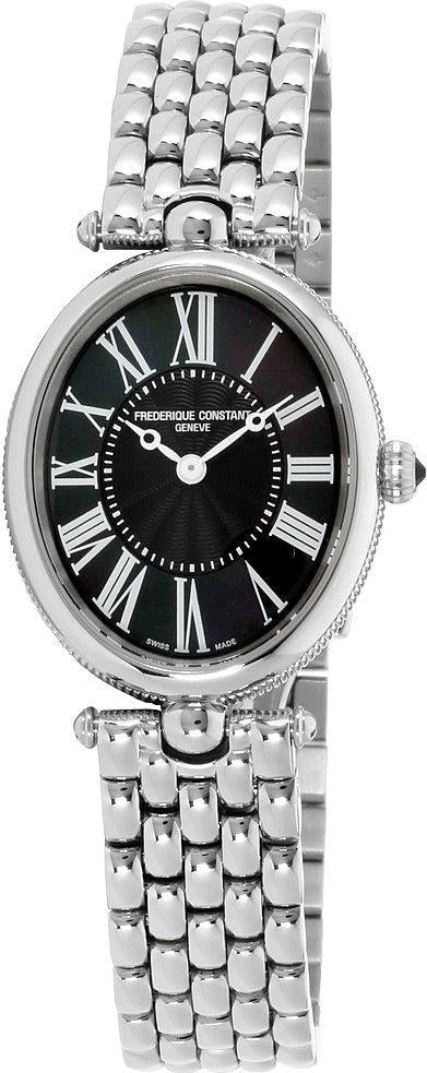 Frederique Constant Silver Beaded Bezel Watch