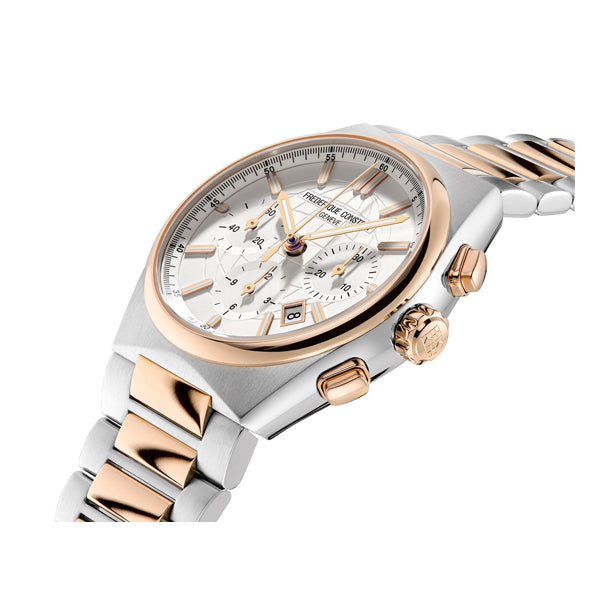 Frederique Constant Rose Gold Chronograph Watch