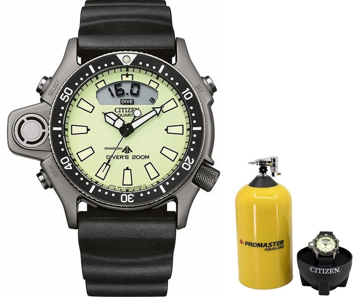 Promaster Aqualand Diver’s Precision in Black and Light Green