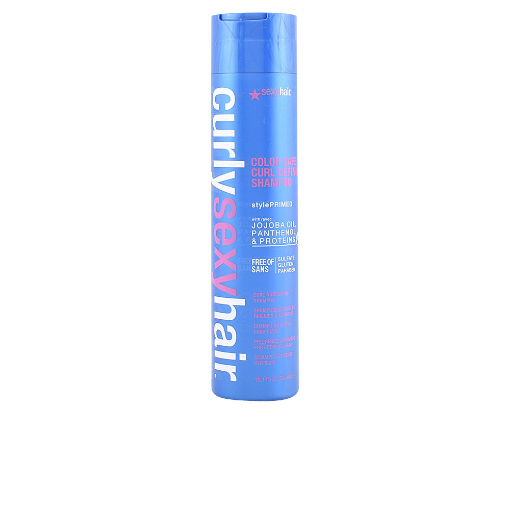 300 ml clear shampoo bottle for Unisex curly hair, hydrating formula