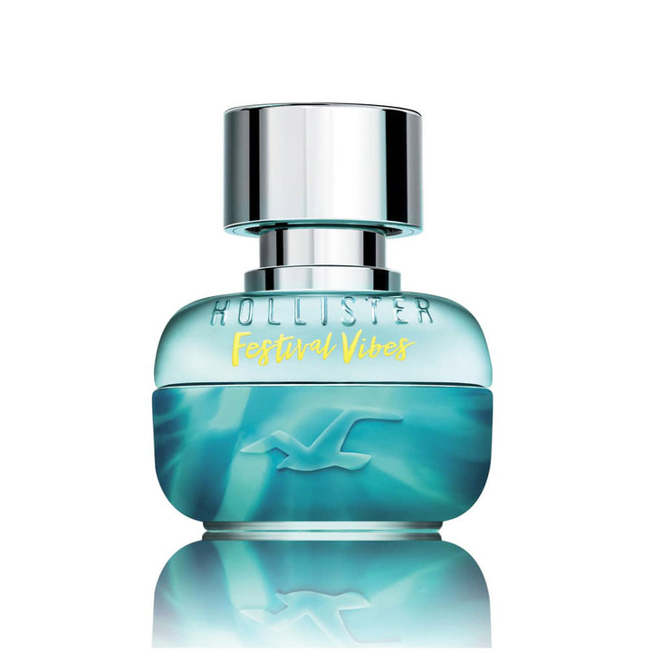 Clear eau de toilette bottle with citrus aromatic fragrance for Man