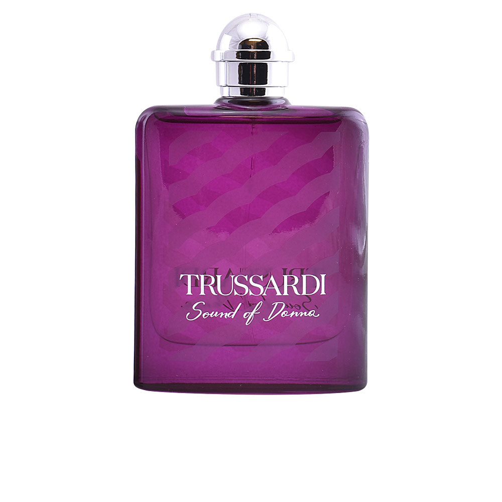 Fuchsia glass perfume bottle, 100 ml, oriental-floral Eau de Parfum
