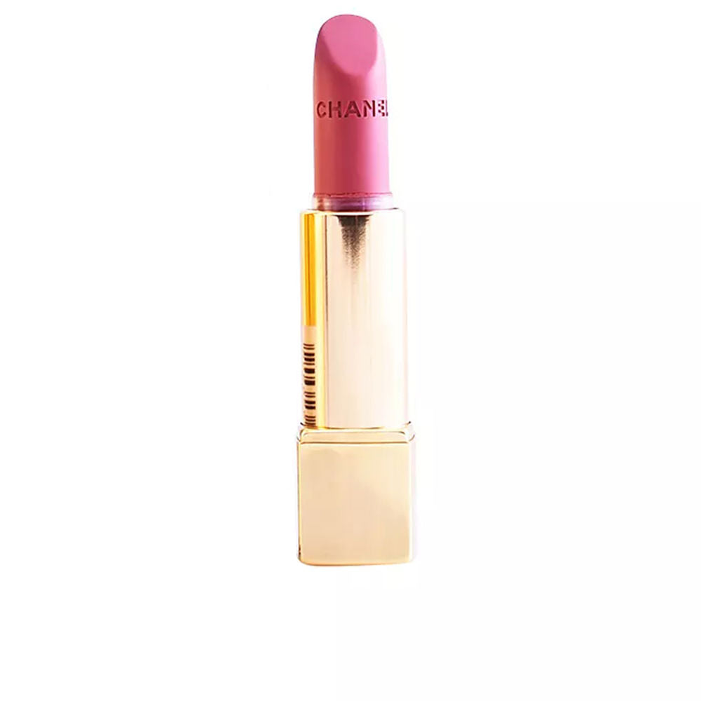 Velvet matte lipstick bullet, deep rose shade, 3.5 g compact