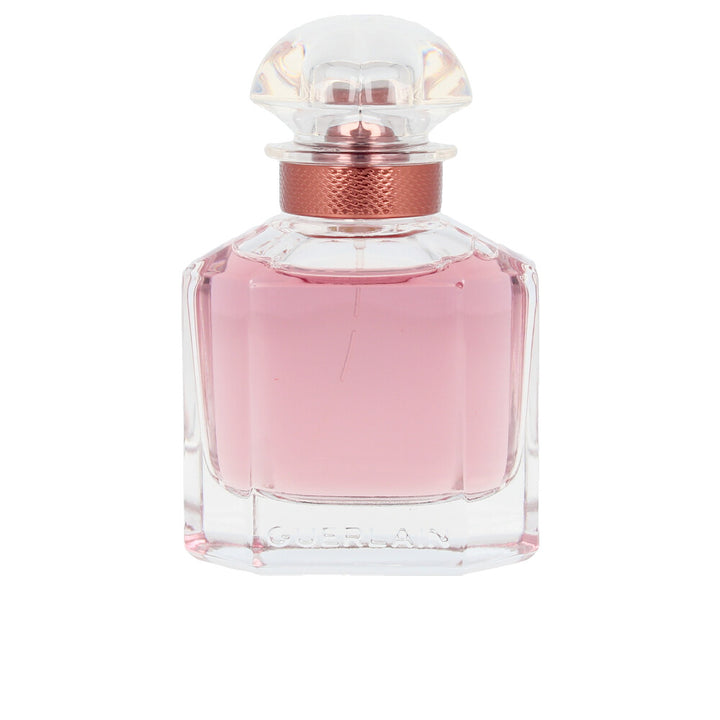 Crystal Quadrilobé perfume bottle, gold‑detailed cap, 50 ml, vanilla‑amber scent
