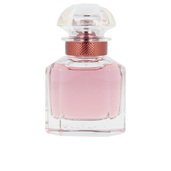 Clear Quadrilobé crystal perfume bottle with gold detail, 30 ml perfume for Women