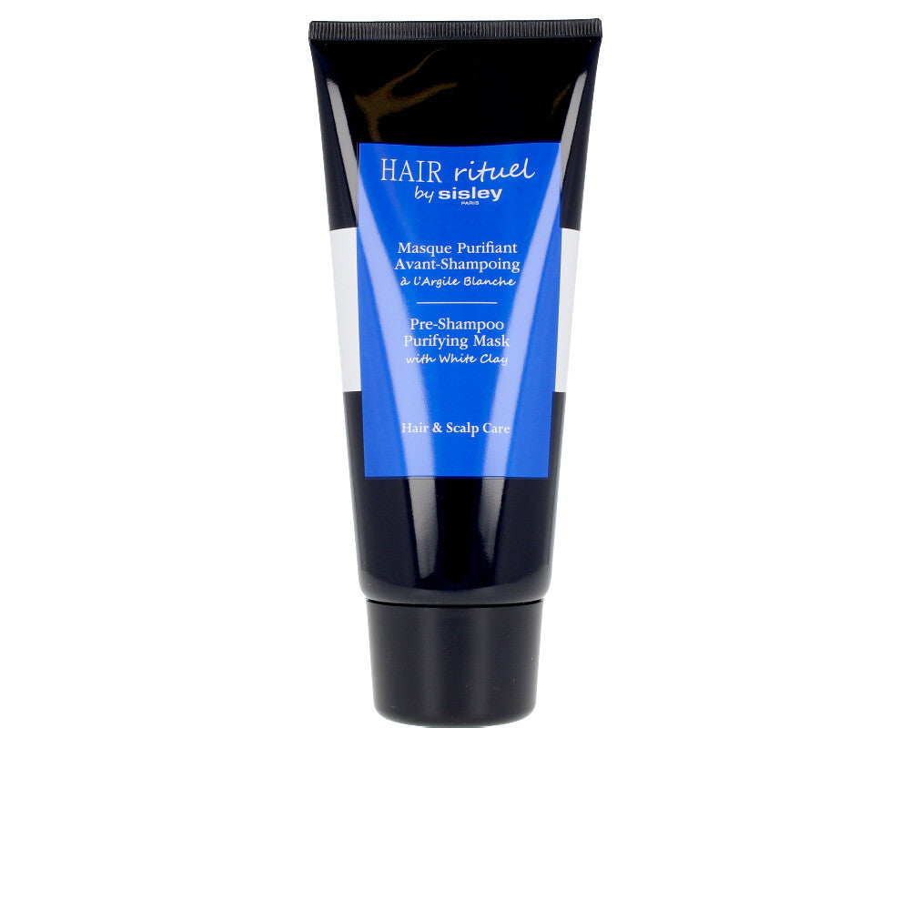 200 ml pre-shampoo purifying mask jar, light gel-cream texture, detox treatment