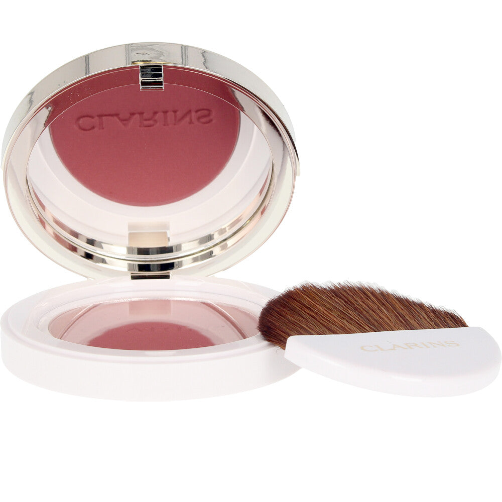 Compact powder blush in cheeky pink, 5 g, breathable silk finish
