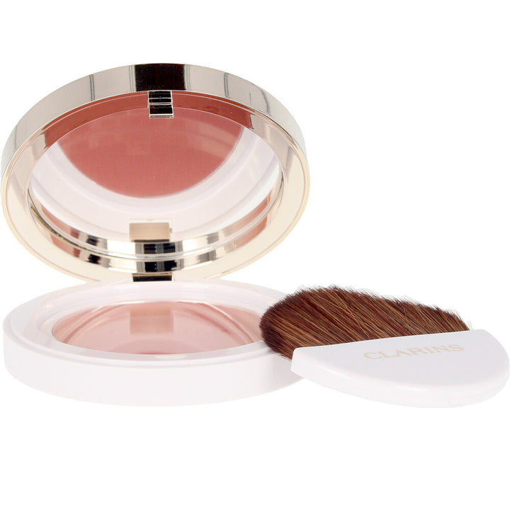 Compact powder blush in cheeky pink, 5 g, breathable silk finish