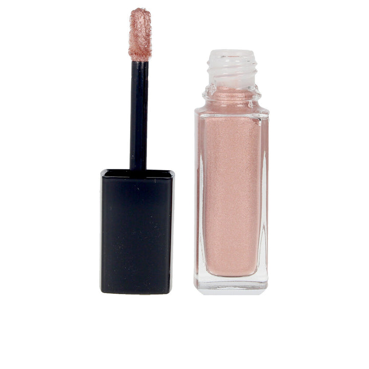 Tube of quartz rose silken liquid eyeshadow, 6 ml, warm pink-gold sheen