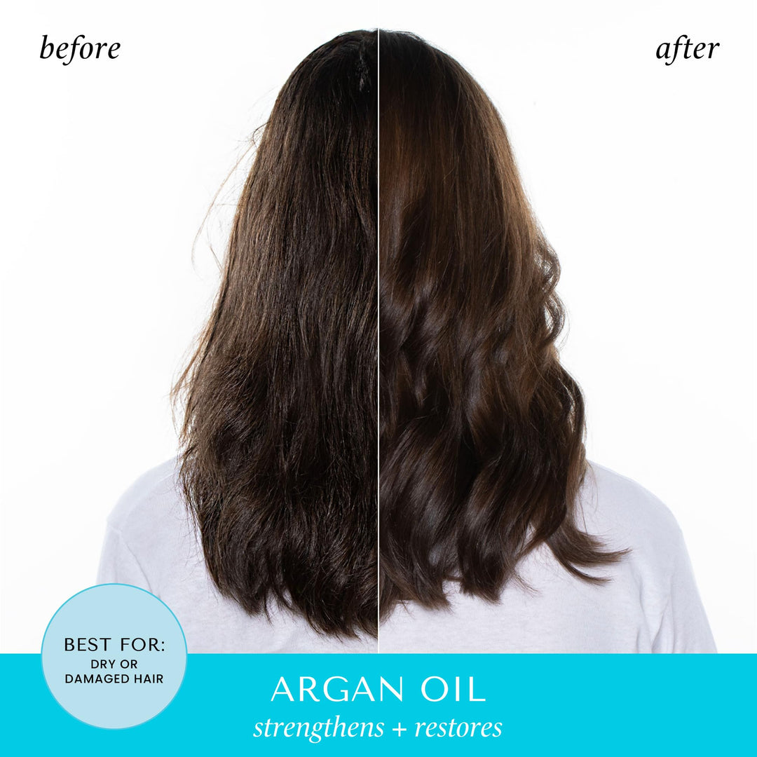 355 ml bottle of argan repairing hydrating shampoo for Unisex hair
