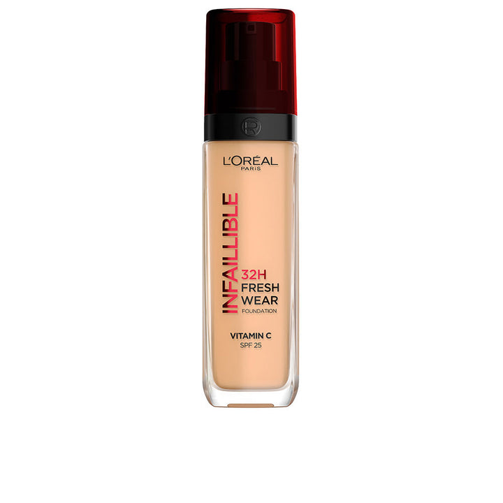 30 ml pump bottle of longwear liquid foundation, shade 200 Sable Doré
