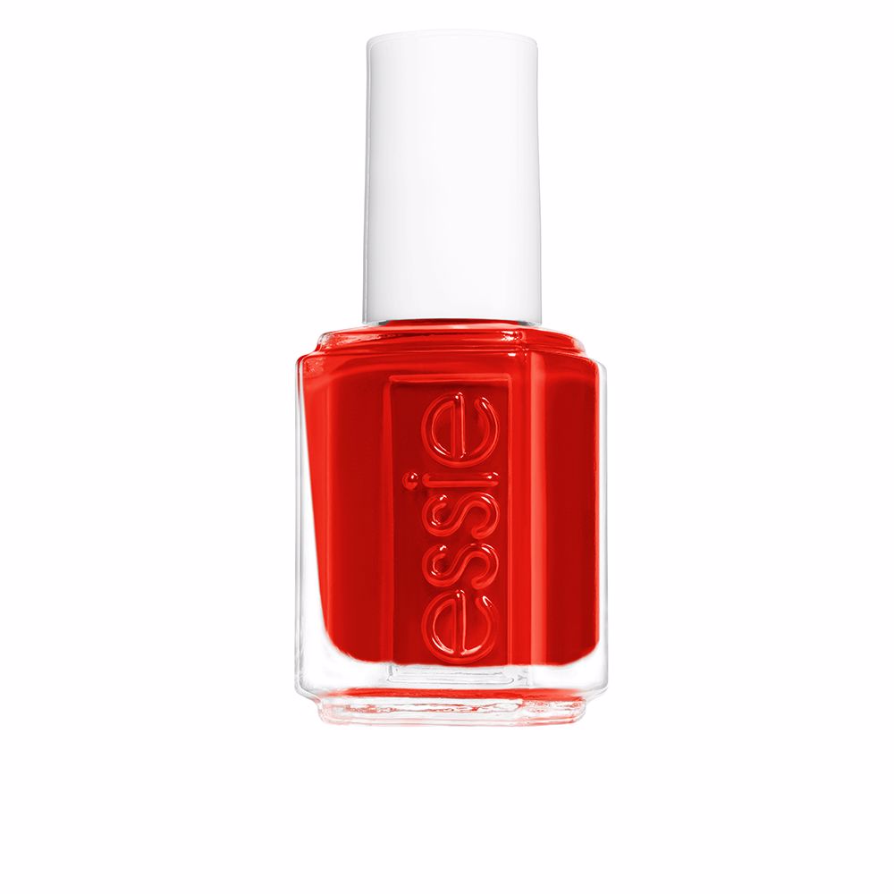 Bottle of creamy red nail polish, 13.5 ml, glossy finish
