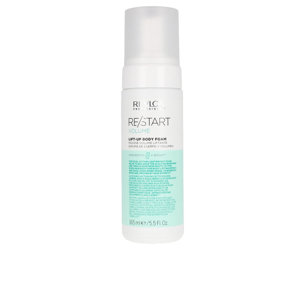 Light root‑lift body foam in 165 ml canister, volumising Unisex mousse
