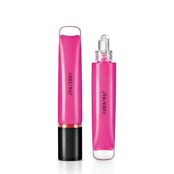 9 ml gel lip gloss in sheer magenta with glossy, crystalline finish