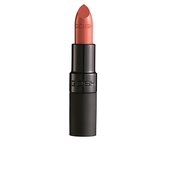 Matte cinnamon lipstick bullet, creamy texture, 4 g tube, Unisex shade