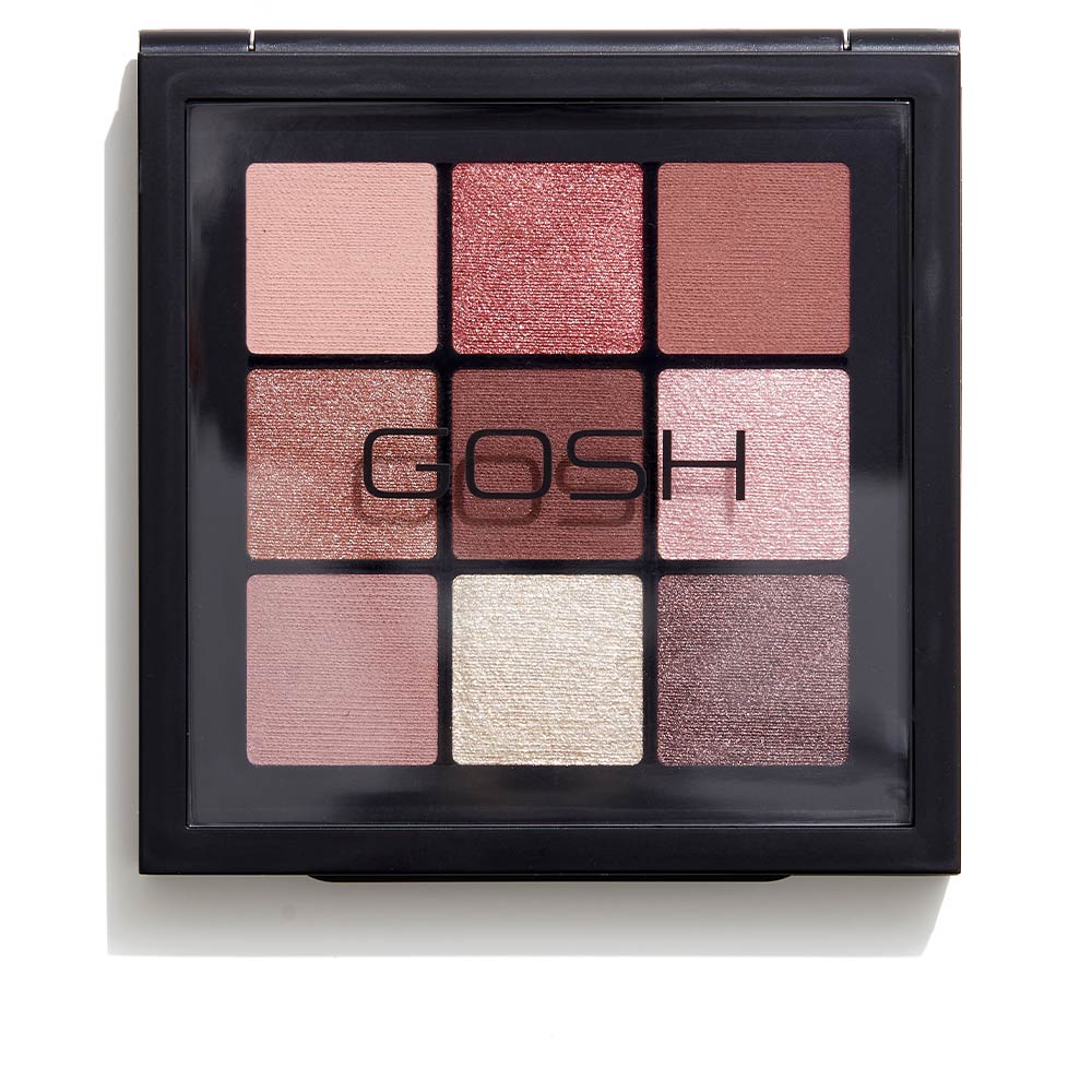 Compact eyeshadow palette with eight matte and metallic pans, shade 001-be honest, 8 g