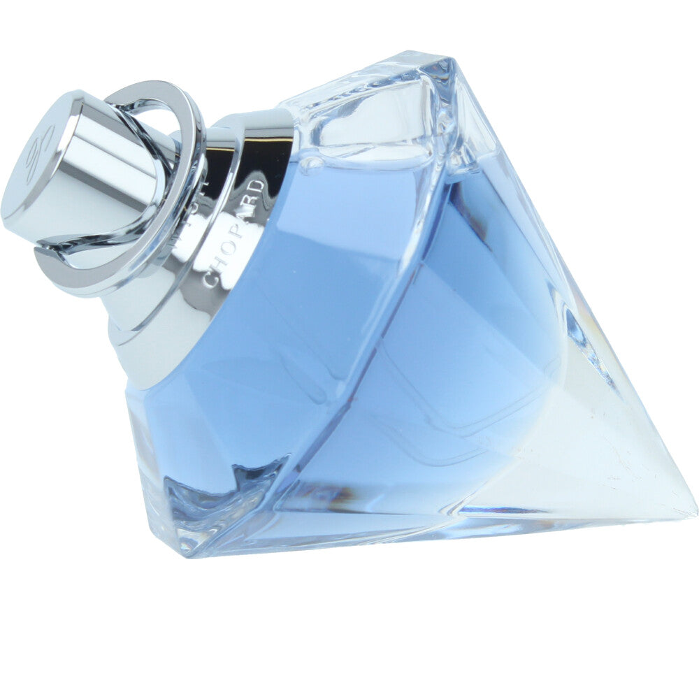 Blue diamond‑shaped 30 ml perfume bottle; floral‑oriental fragrance for Women