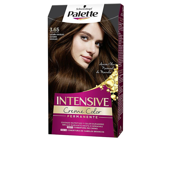 Tube and developer kit for 3.65 castaño chocolate permanent hair colour