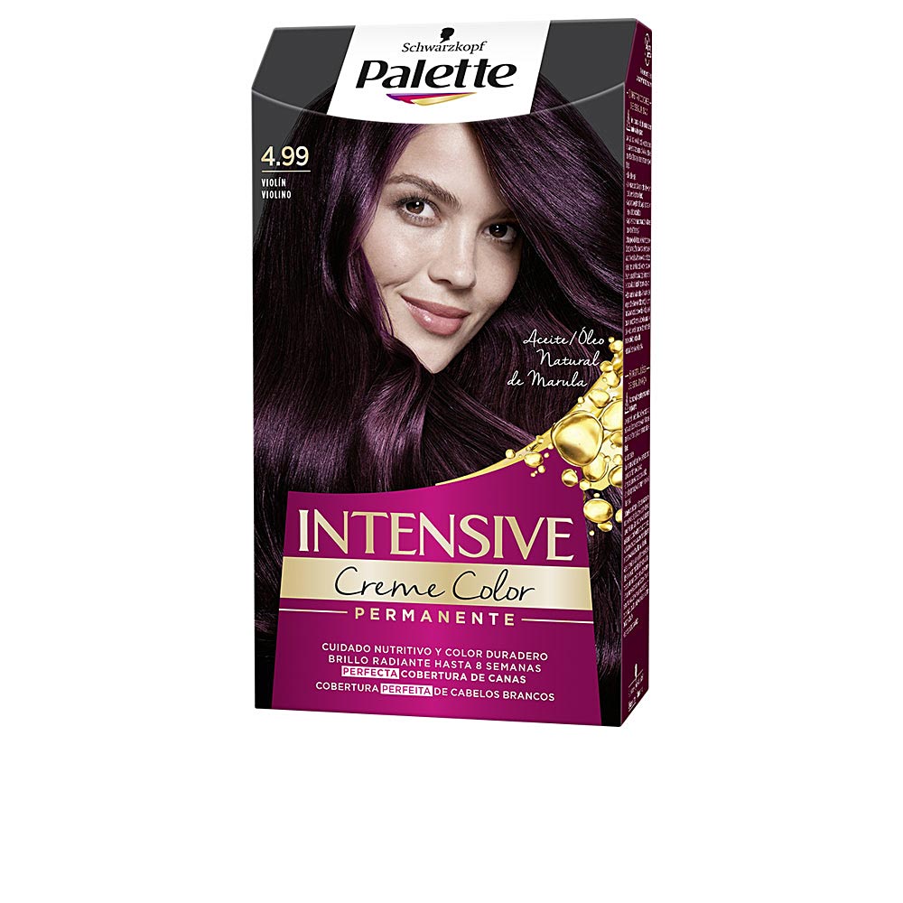 Tube of Violin permanent cream hair colour, marula oil, one unit
