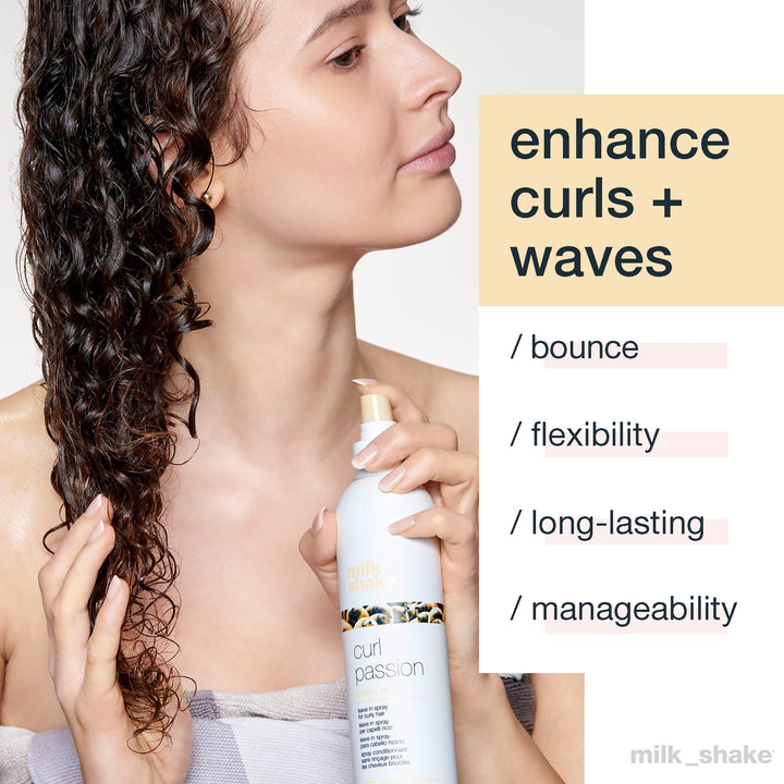 300 ml leave-in spray bottle for defining natural curls, lightweight formula