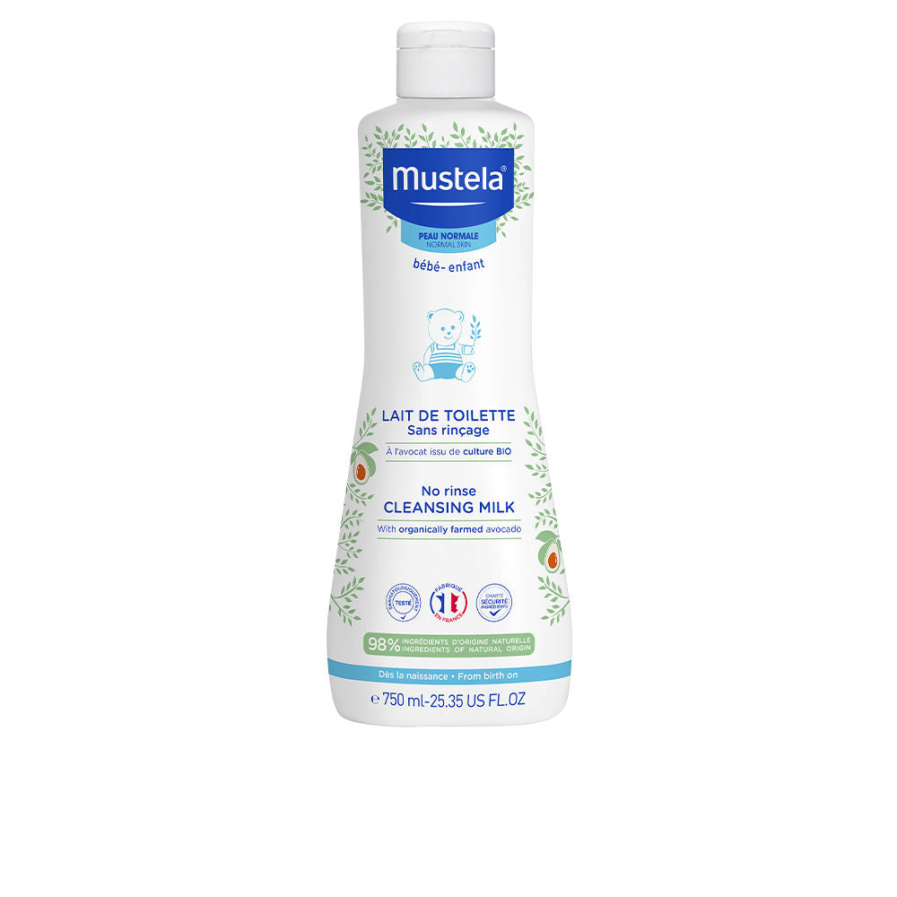 750 ml bottle of organic avocado cleansing milk lotion for Unisex babies