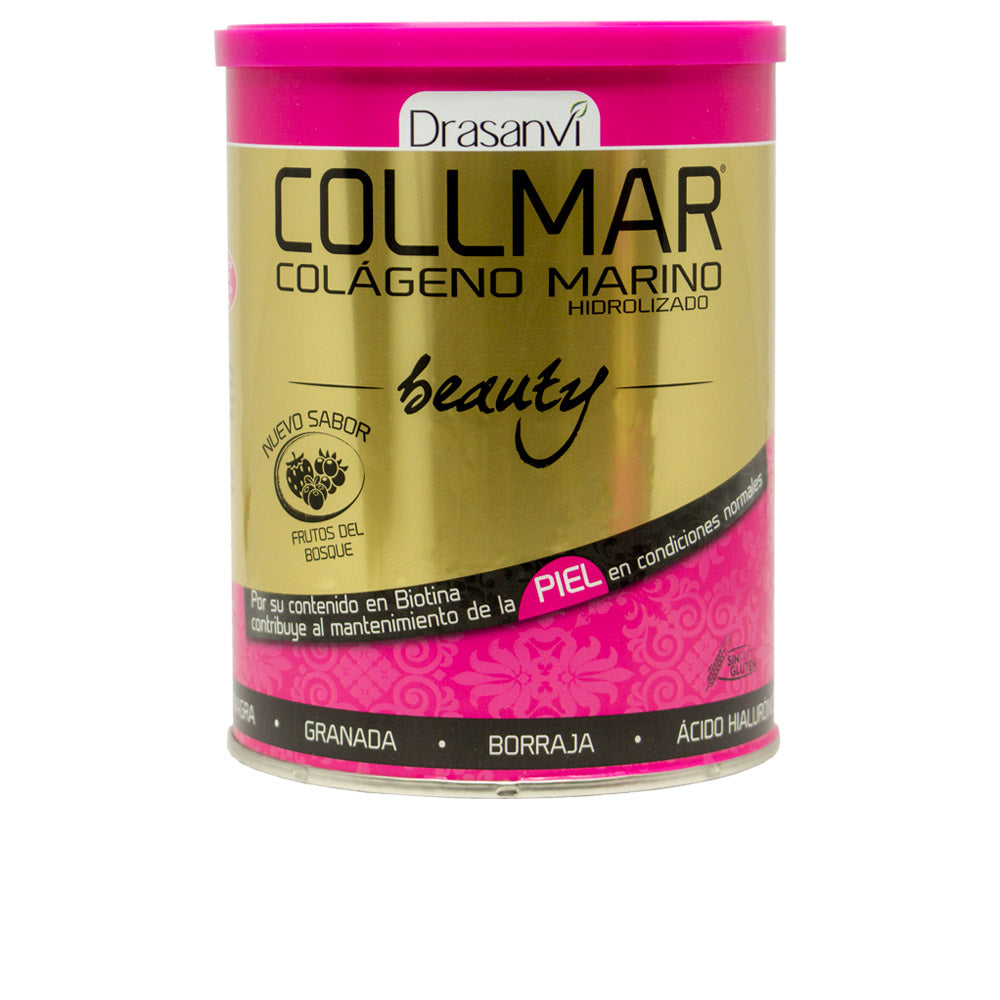 275 g forest-fruit marine collagen powder tub with supplement label