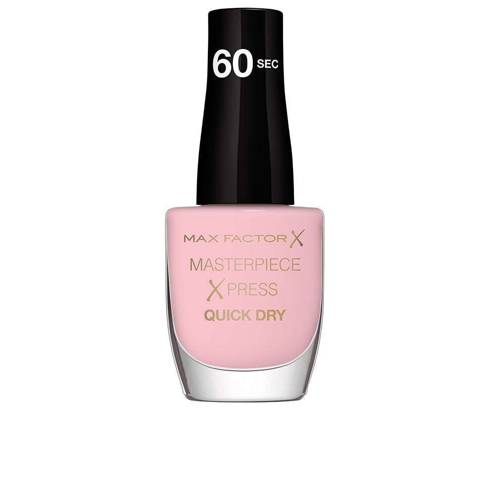 8 ml quick‑dry cream blush nail polish bottle, glossy finish