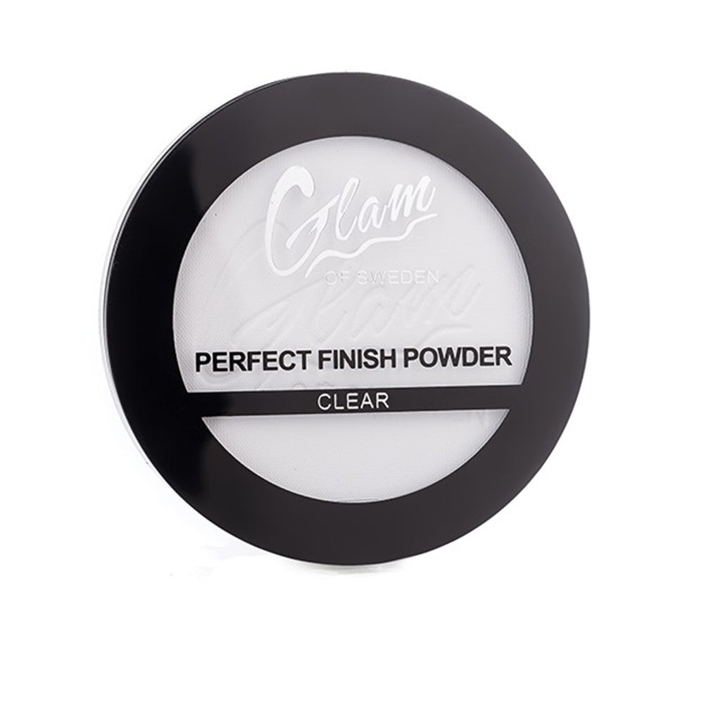 Compact translucent pressed powder in round pan, 8 g, matte finish