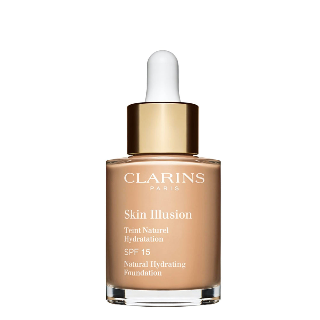30 ml hydrating serum-foundation bottle, light natural shade, SPF 15