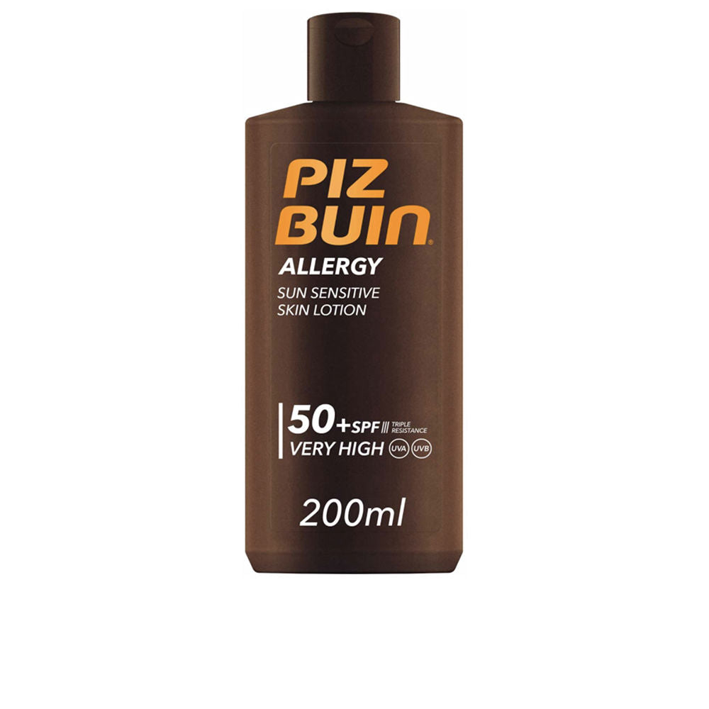 200 ml skin lotion bottle, SPF 50+ hydrating sun lotion for sensitive skin