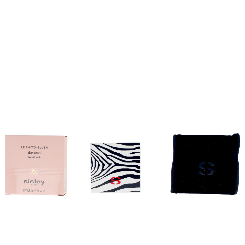 Compact dual-shade powder blush in pink peony, 6.5 g, open compact view