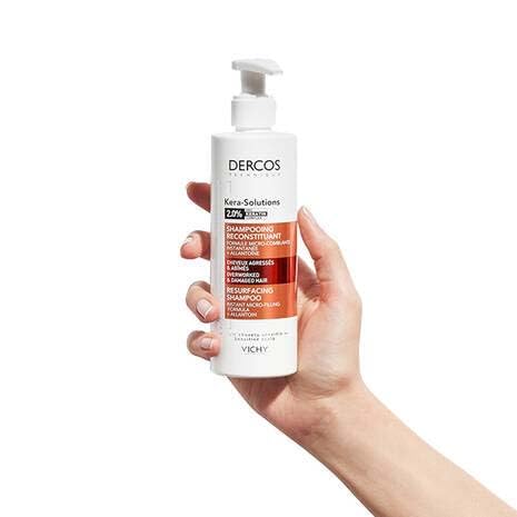 250 ml white bottle of pro‑keratin repairing shampoo for damaged, dry hair