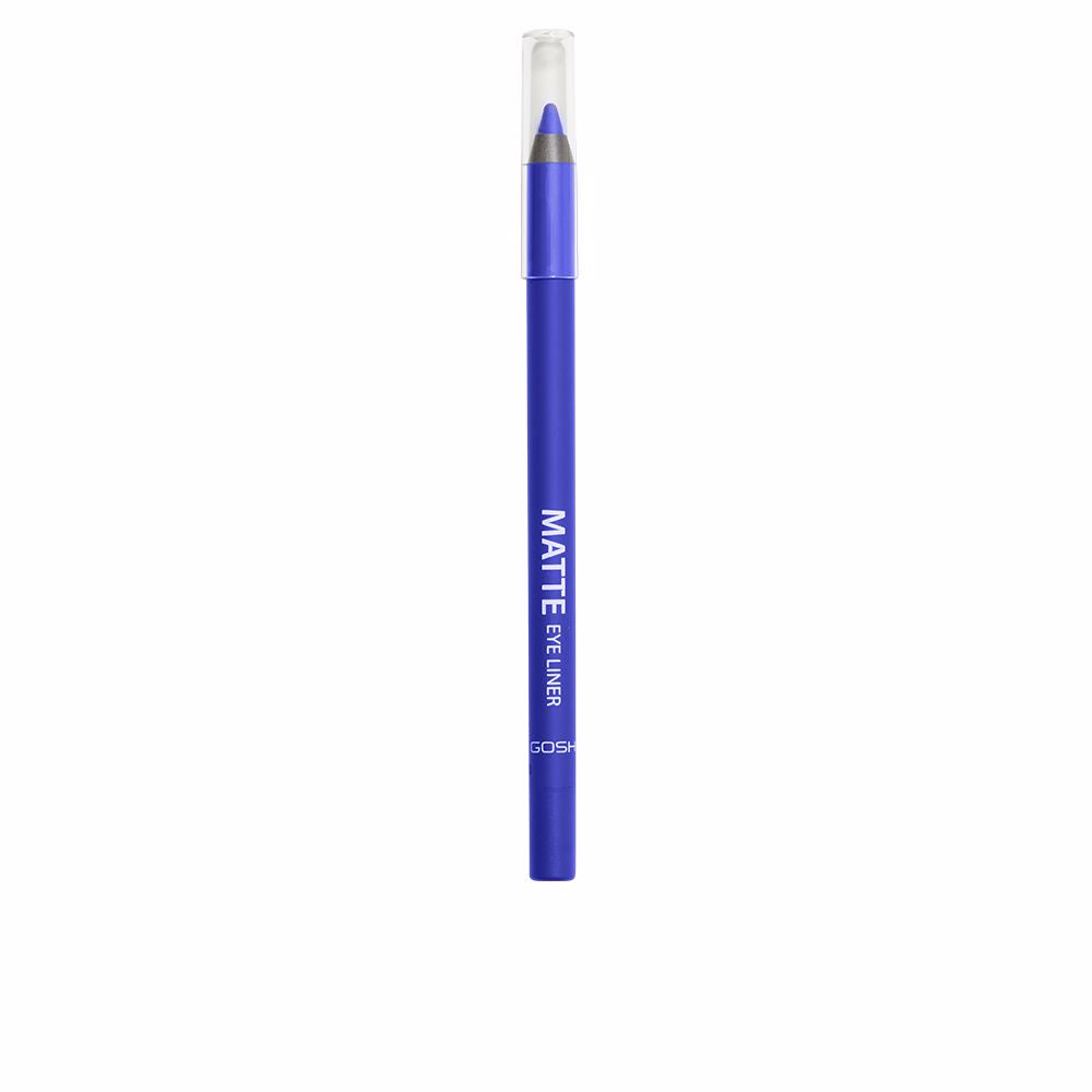 Slim matte cream eyeliner pencil, vivid blue shade, 1.2 g, cruelty-free