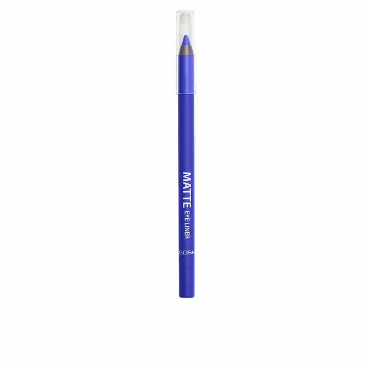 Slim matte cream eyeliner pencil, vivid blue shade, 1.2 g, cruelty-free