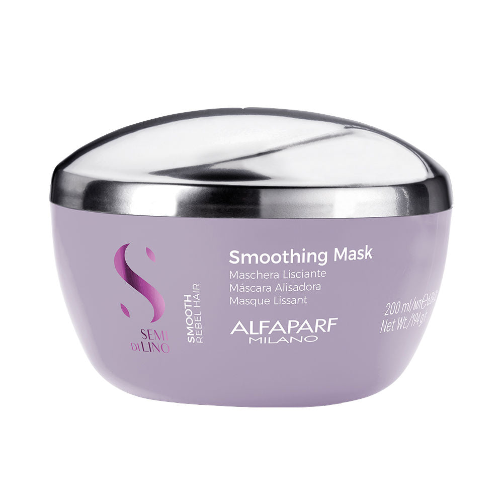 200 ml jar of smoothing shea hair mask for Women, creamy texture