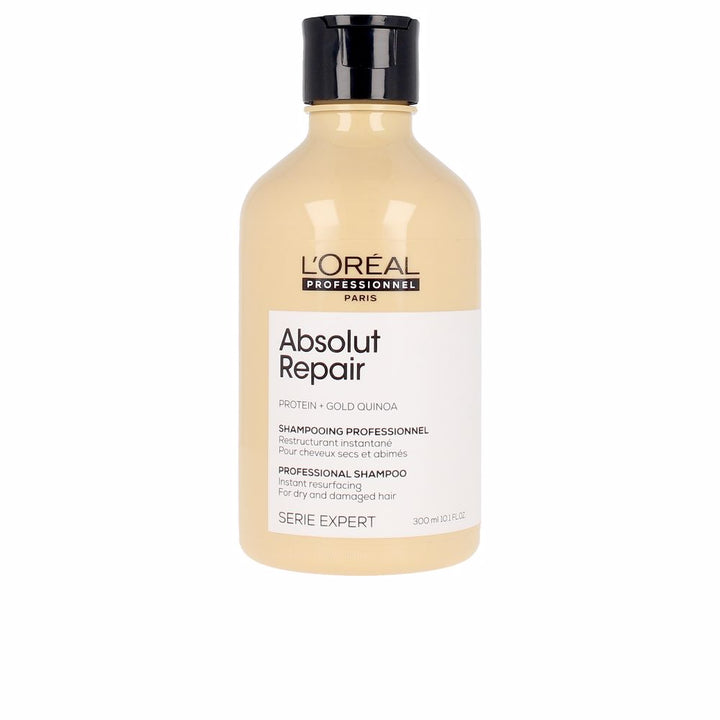 300 ml refillable shampoo bottle for damaged hair, quinoa protein formula