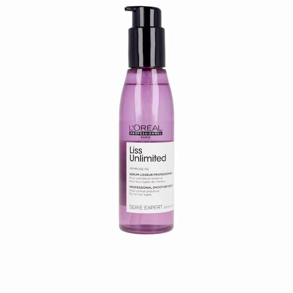 Clear smoothing hair oil bottle, 125 ml, lightweight shine serum for Unisex use