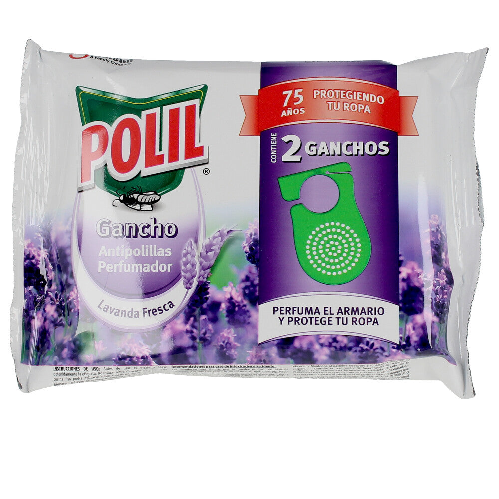 Polil lavender anti‑moth fragrance tablets in a drawer, calming scent protecting garments