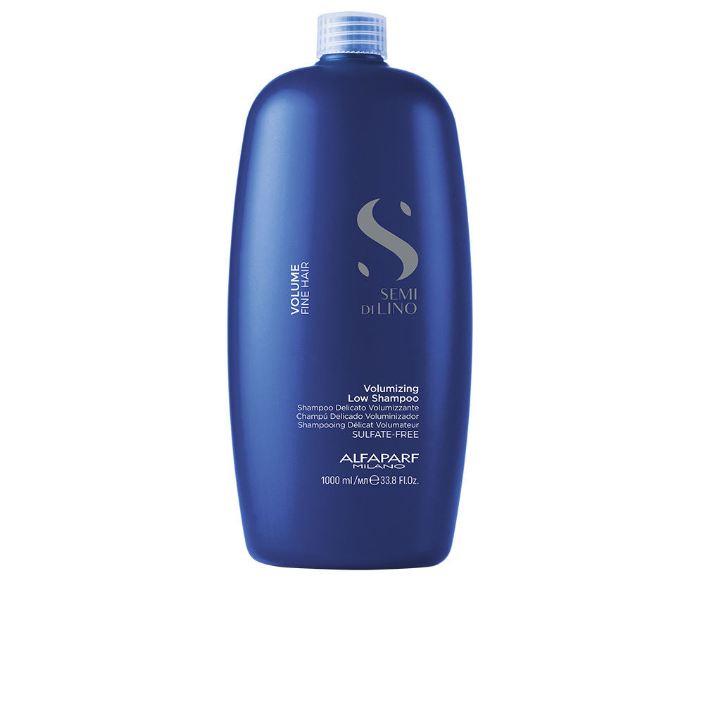 Tall 1,000 ml bottle of volumising cream-foam shampoo for fine Unisex hair