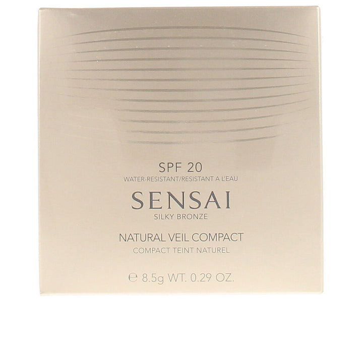 Compact mineral powder with sponge, shade 02-Natural, 8.5 g, SPF 20, Unisex