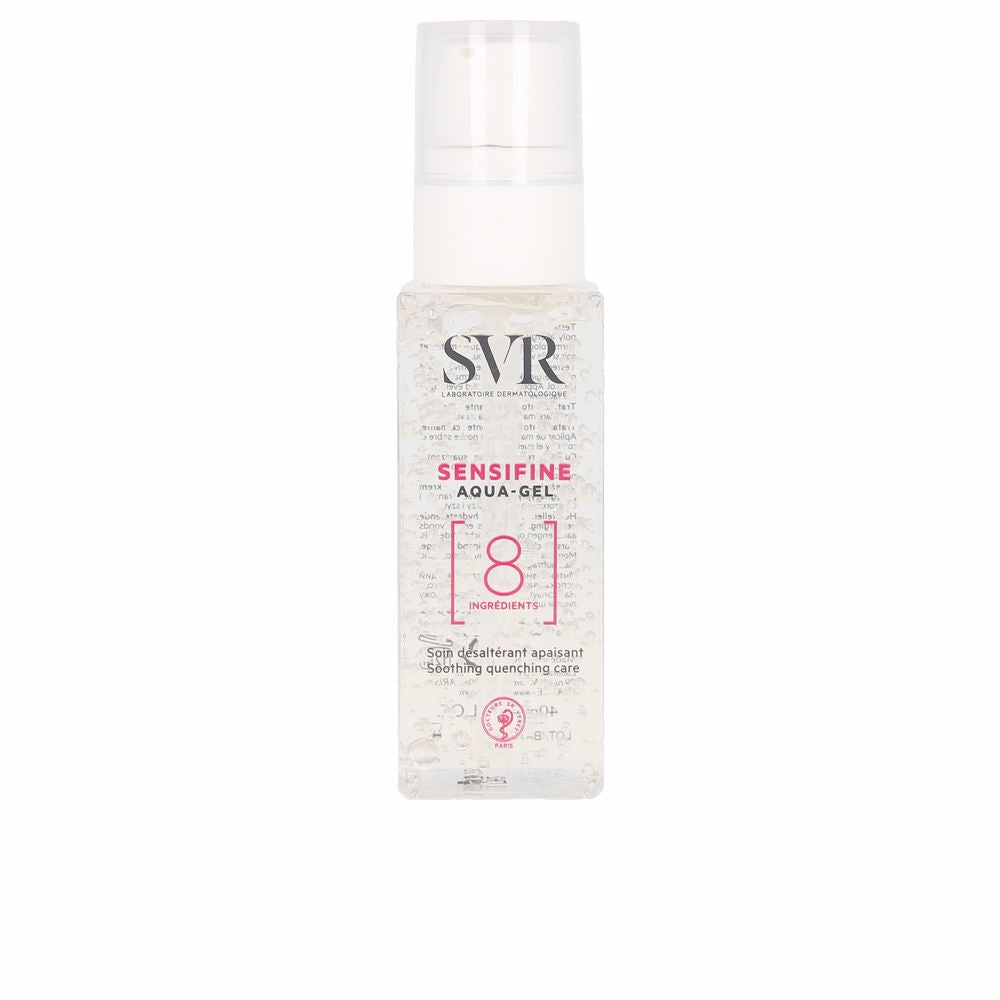 40 ml clear aqua-gel tube, fresh translucent aloe hydrogel for sensitive skin