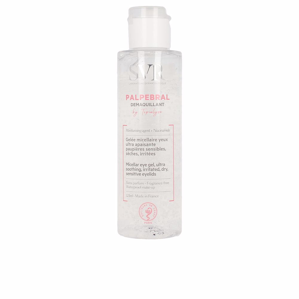 125 ml clear micellar eye gel tube with niacinamide, gentle cleanser for eyelids