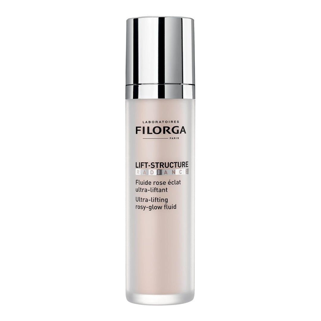 Pink lifting radiance fluid bottle, 50 ml, lightweight glossy finish