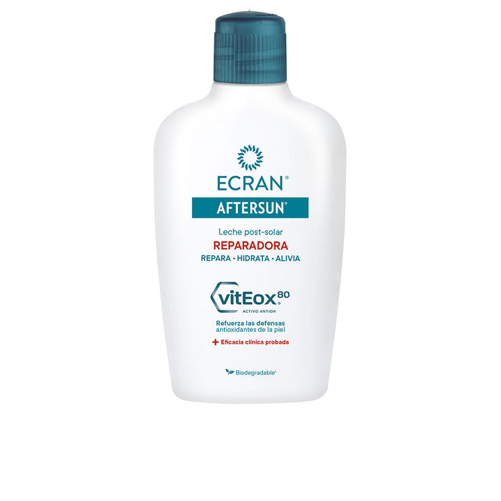 200 ml after‑sun hydrating lotion bottle, lightweight fast‑absorbing formula