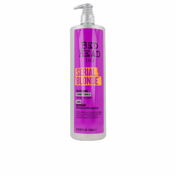 Large cream conditioner tube for restoring and smoothing colour-treated blonde hair, 970 ml